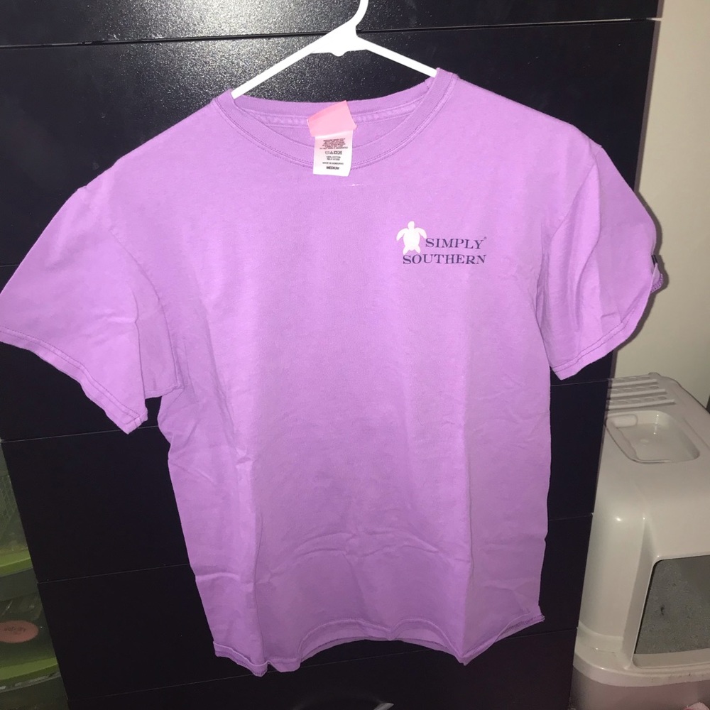 Purple simply southern shirt M